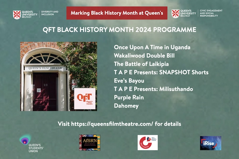 Programme of films showing in QFT for Black History Month 2024