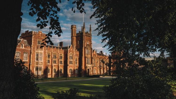 The Lanyon Building, facade of Queen's University Belfast