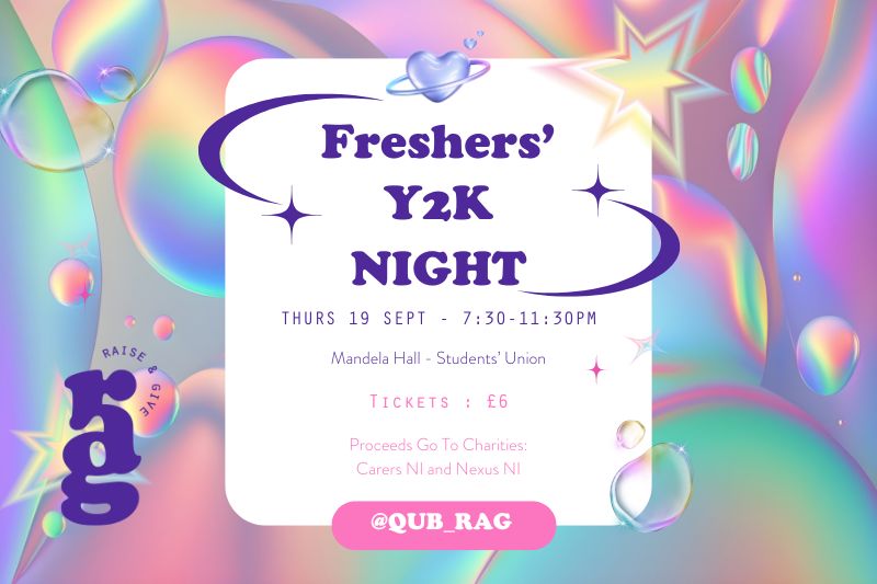 graphic which says "Freshers