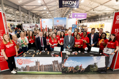 A picture of the Queen's University Belfast trade stand at the 2024 Balmoral Show