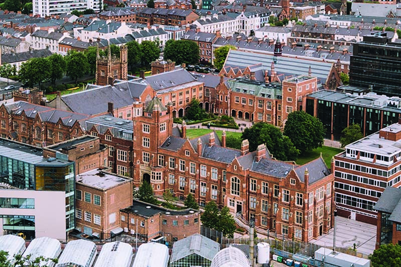 Lanyon Building as seen from the sky