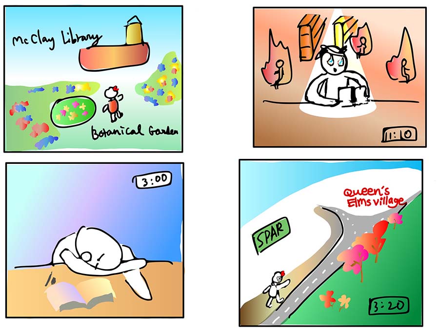 Illustrated cartoon by Seohyun Lee