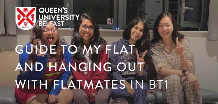 Ashvi and her flatmates Elms BT1