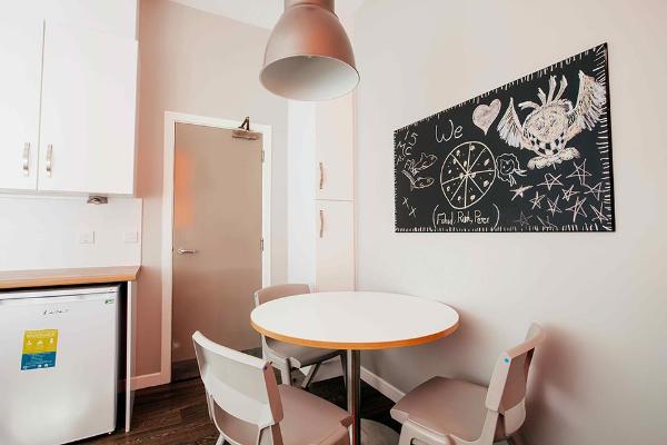 Dining area in the kitchen