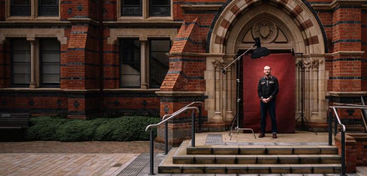 Joe outside The Graduate School