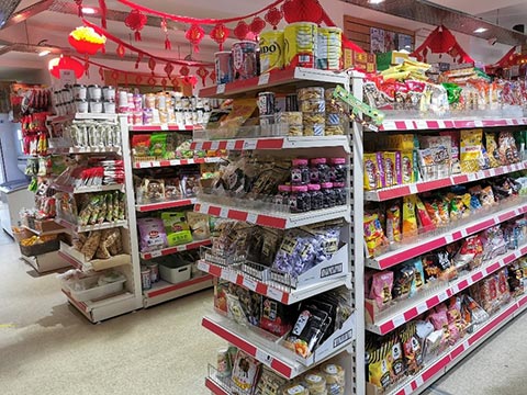 Inside Hui Bai Jia Oriental mart