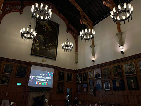 Great Hall at the Languages formal