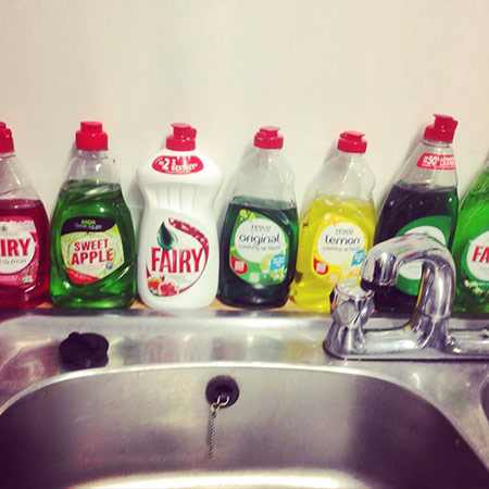 washing up liquid