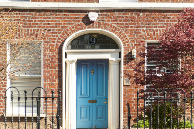 number 9 blue door 800x533