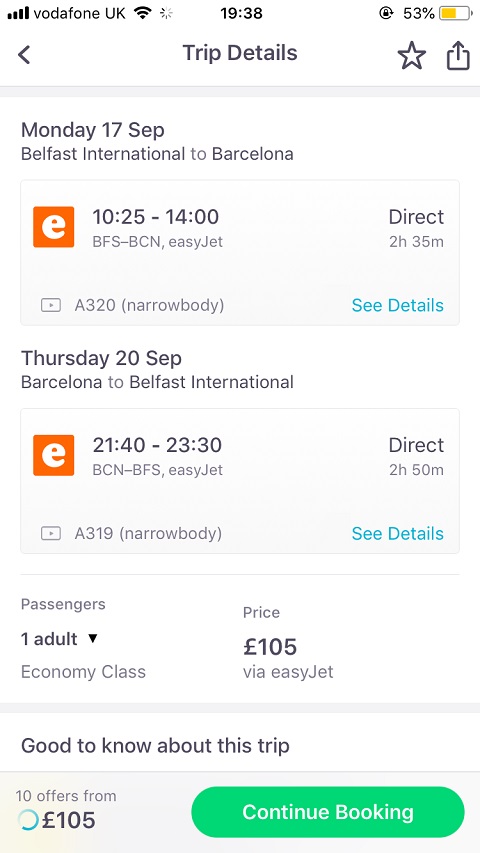 Barcelona flights