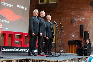 Queen's University Belfast 2009 Graduates of the Year , The Priests performing at TEDxQueensUniversityBelfast on Thursday 23 May 2019