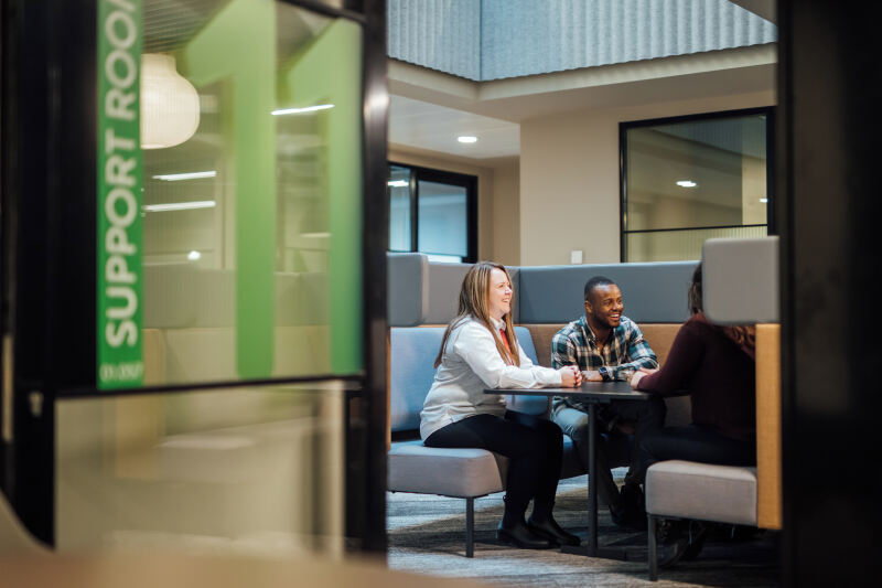 Student support room in One Elmwood building