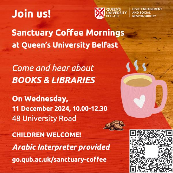 Sanctuary Coffee Morning on Books and Libraries