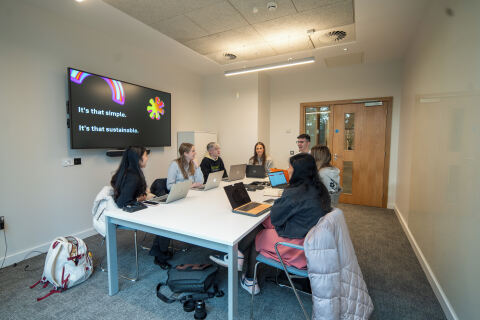 Tutorial group in Queen's Business School