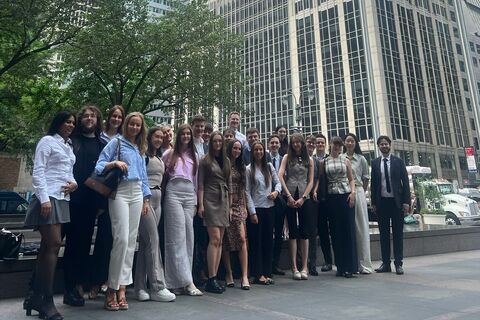 QUB students on trip to New York