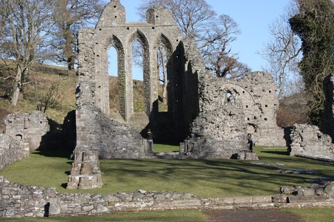 Inch abbey ruins in NI