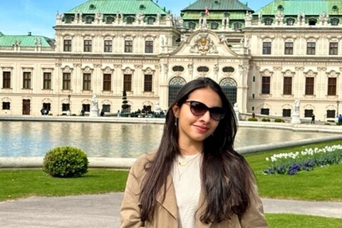 Student Isabella in Vienna