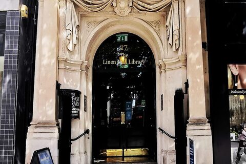 Entrance to Linen Hall Library