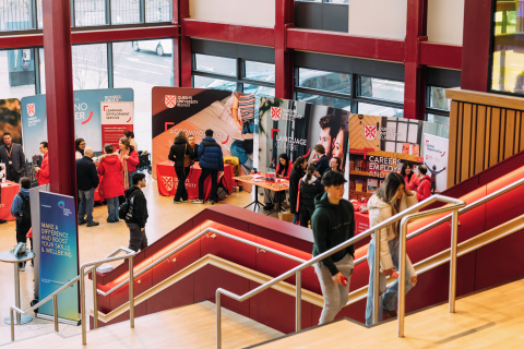 People inside One Elmwood on offer holder day