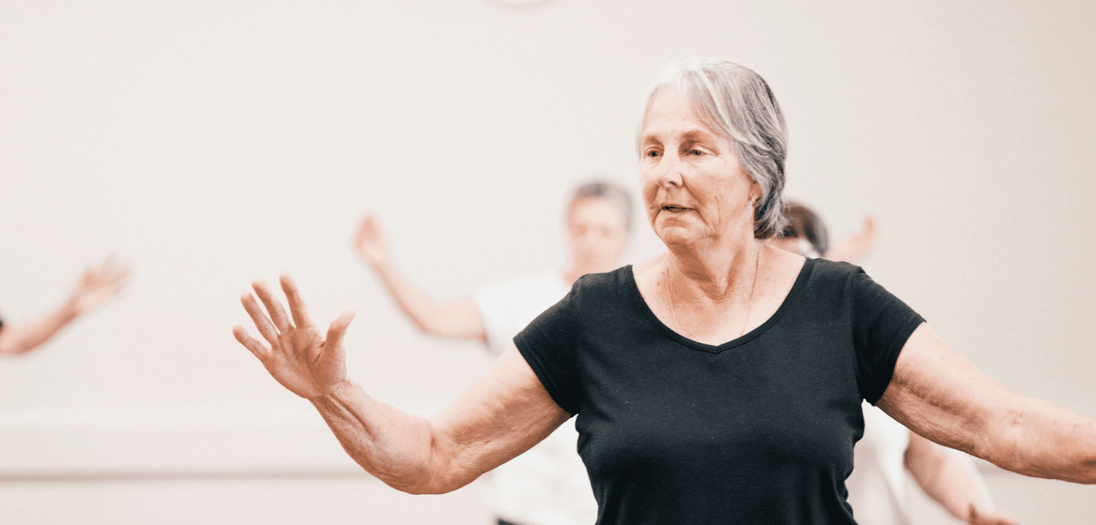 An image of a woman dancing