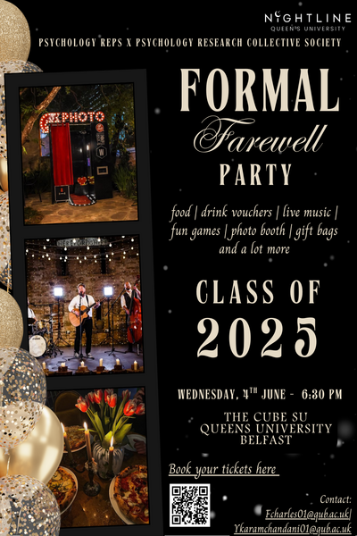 Psychology send off event invite