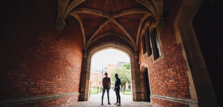 Students in the Quad