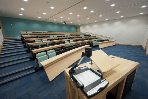 QUMS lecture theatre at Riddel Hall