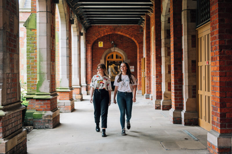 Walking through the Cloisters at Lanyon North