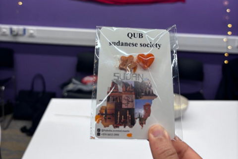 QUB Sudanese Society badge