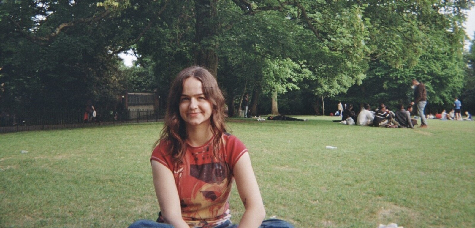 Student Tash in Botanic Gardens