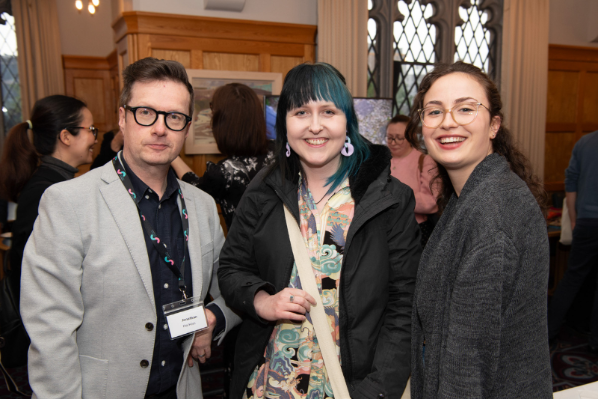 Guests enjoying the Translating Age launch event