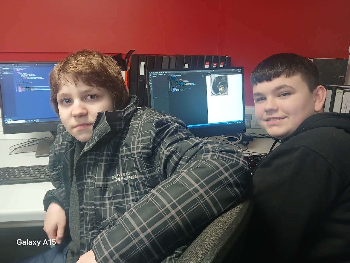 Two Boys at Computer