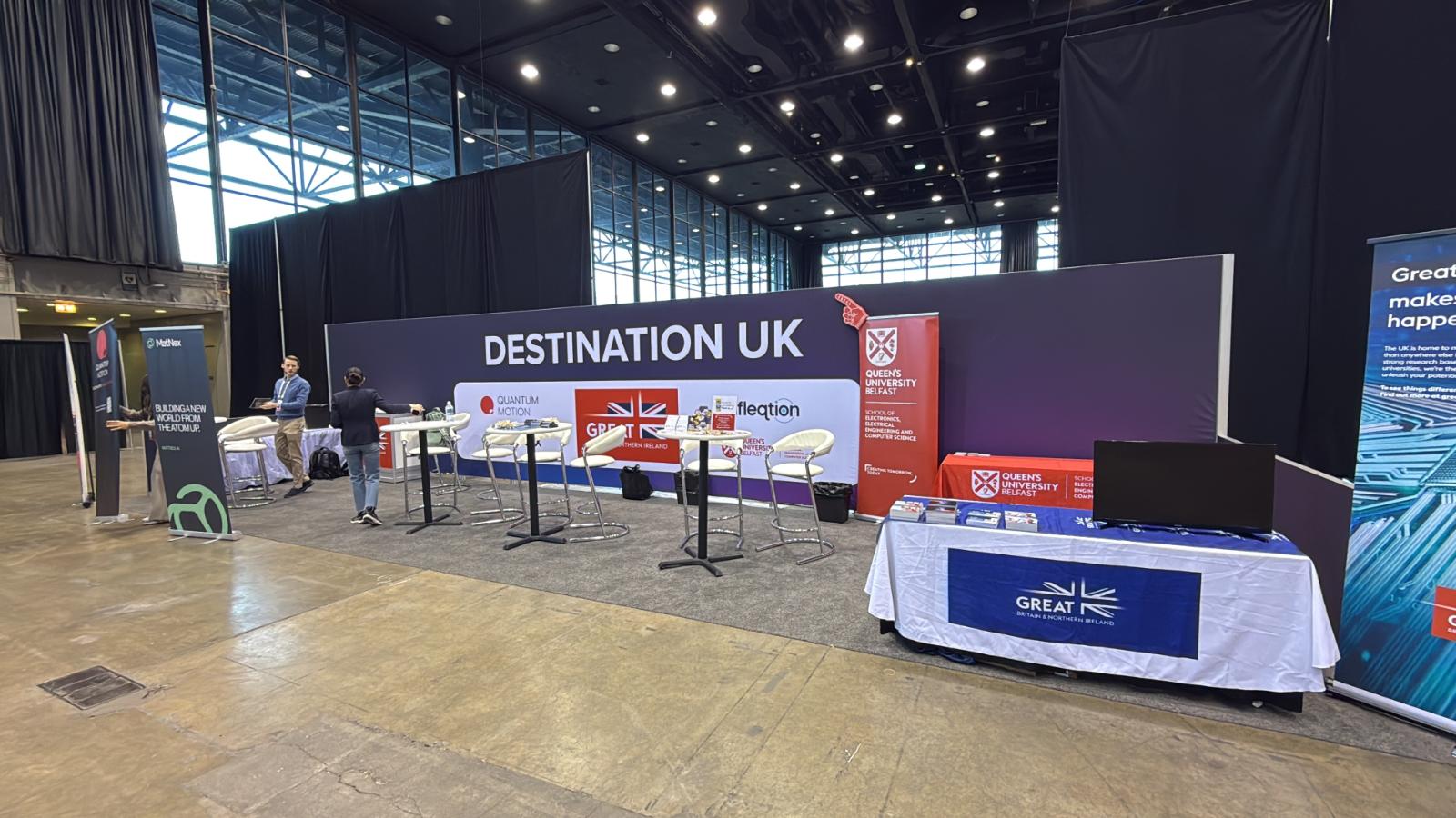 Destination UK Stand at Grace Hopper 2025