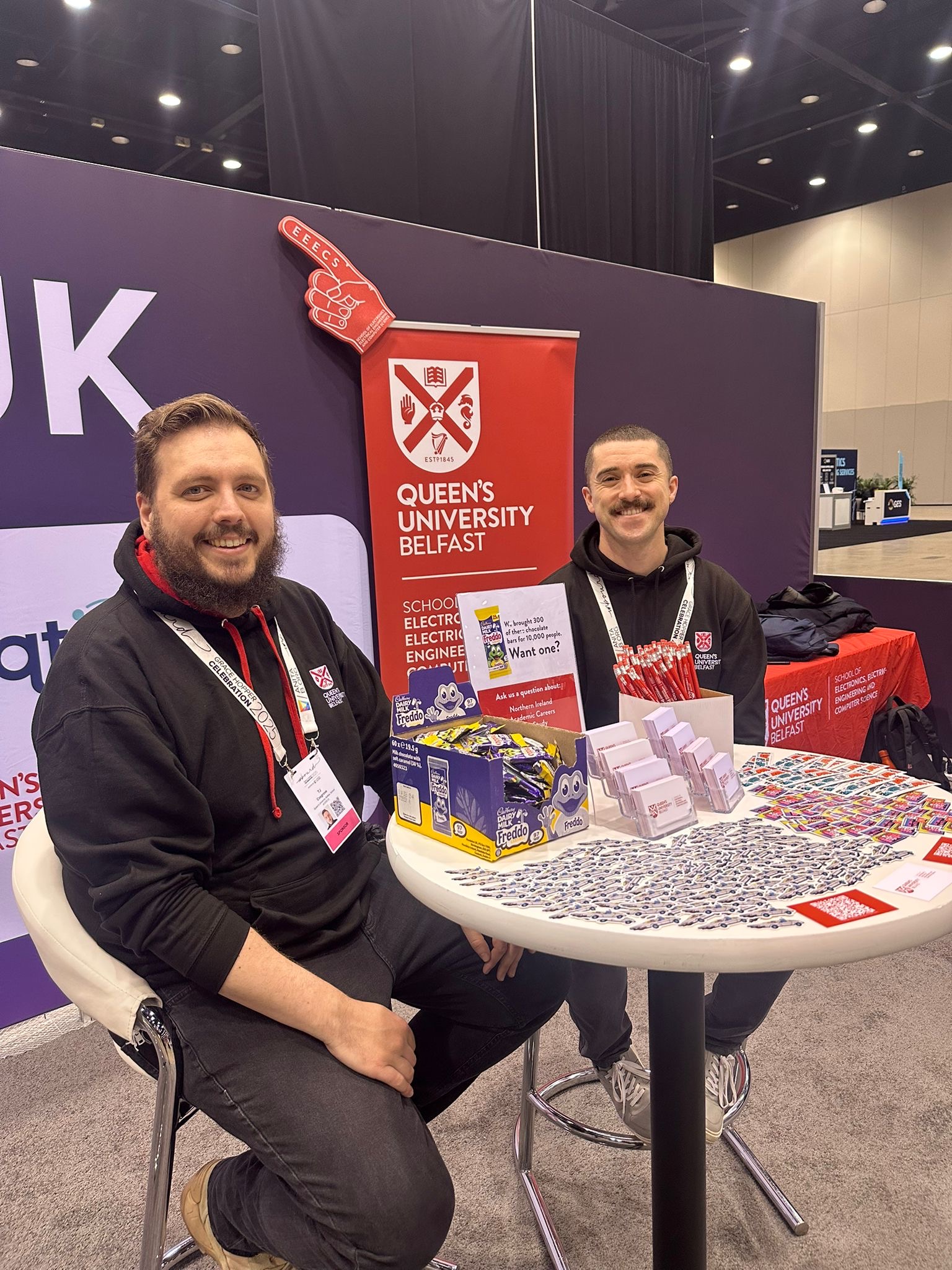 TJ Cosgrove and Dr Jonathan Browning of EEECS