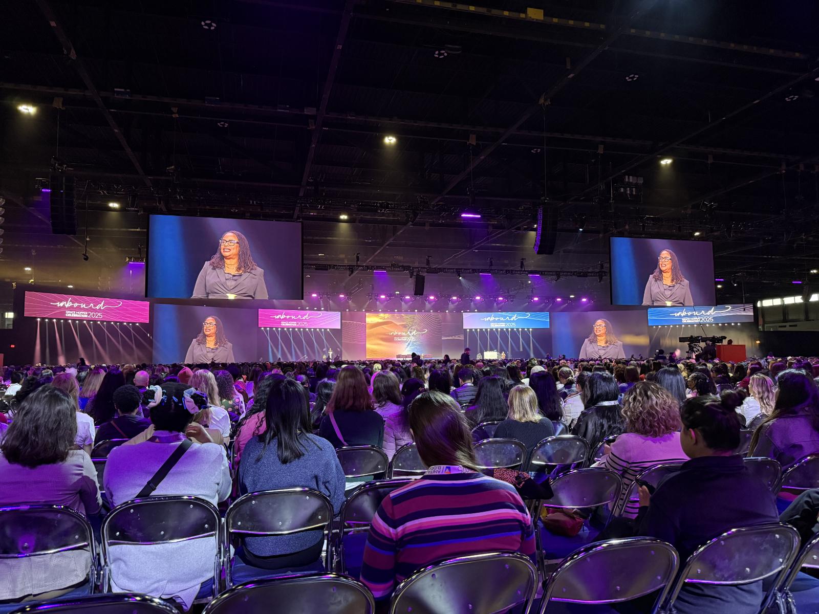 A large convention centre talk space