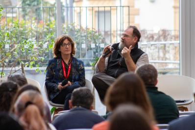 Professor Aedin Cassidy and Professor Mark Emmerson