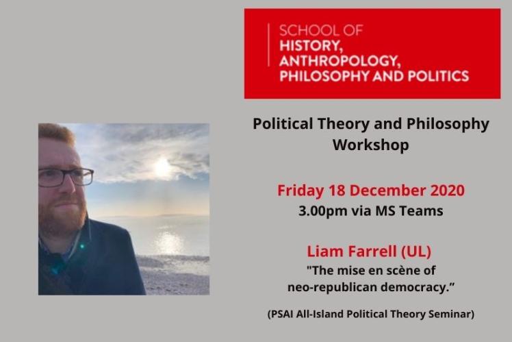 Political Theory and Philosophy 18 December 2020