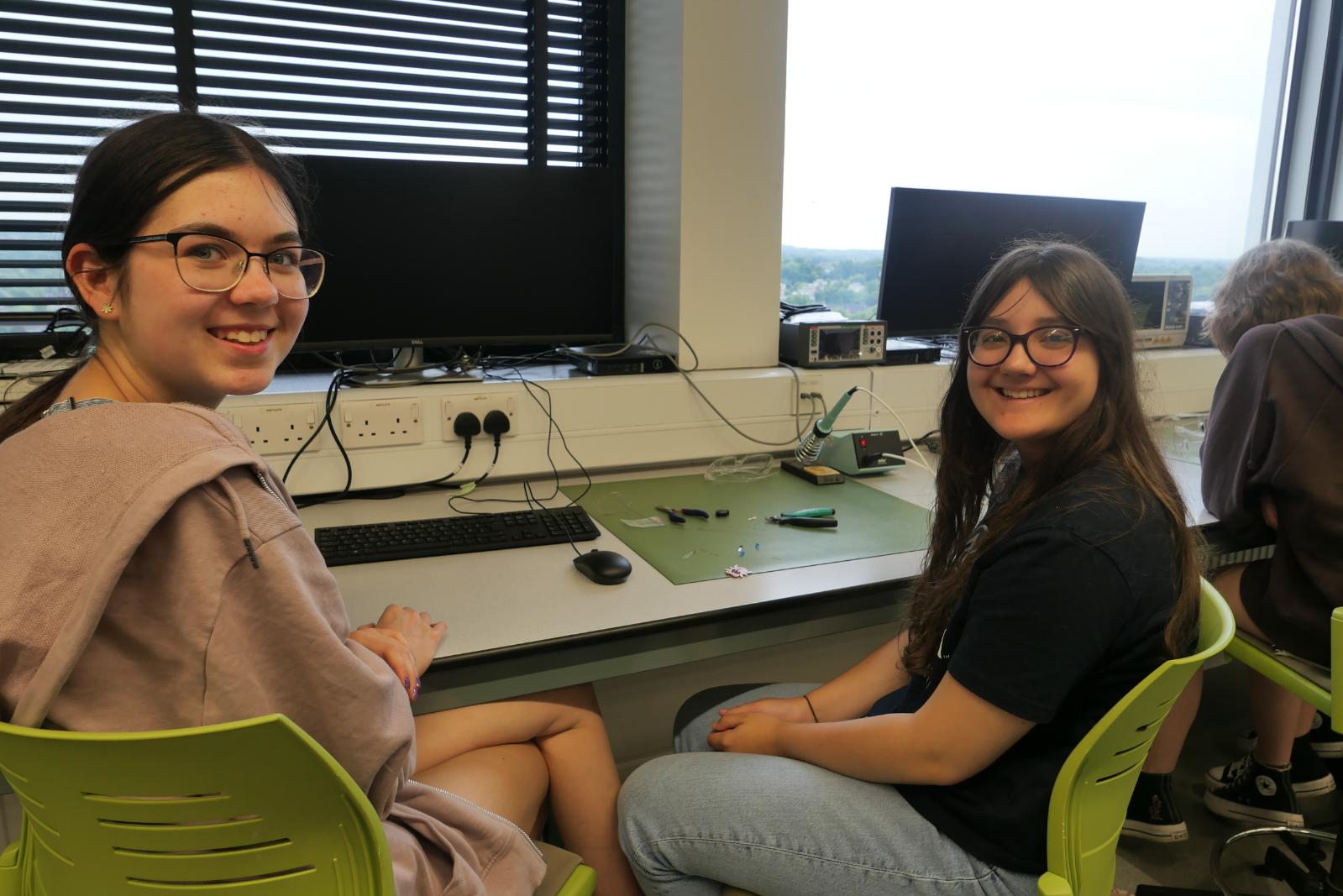 Girls into Electronics Soldering