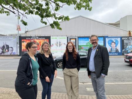 Katherine McAuliffe on a tour of Belfast