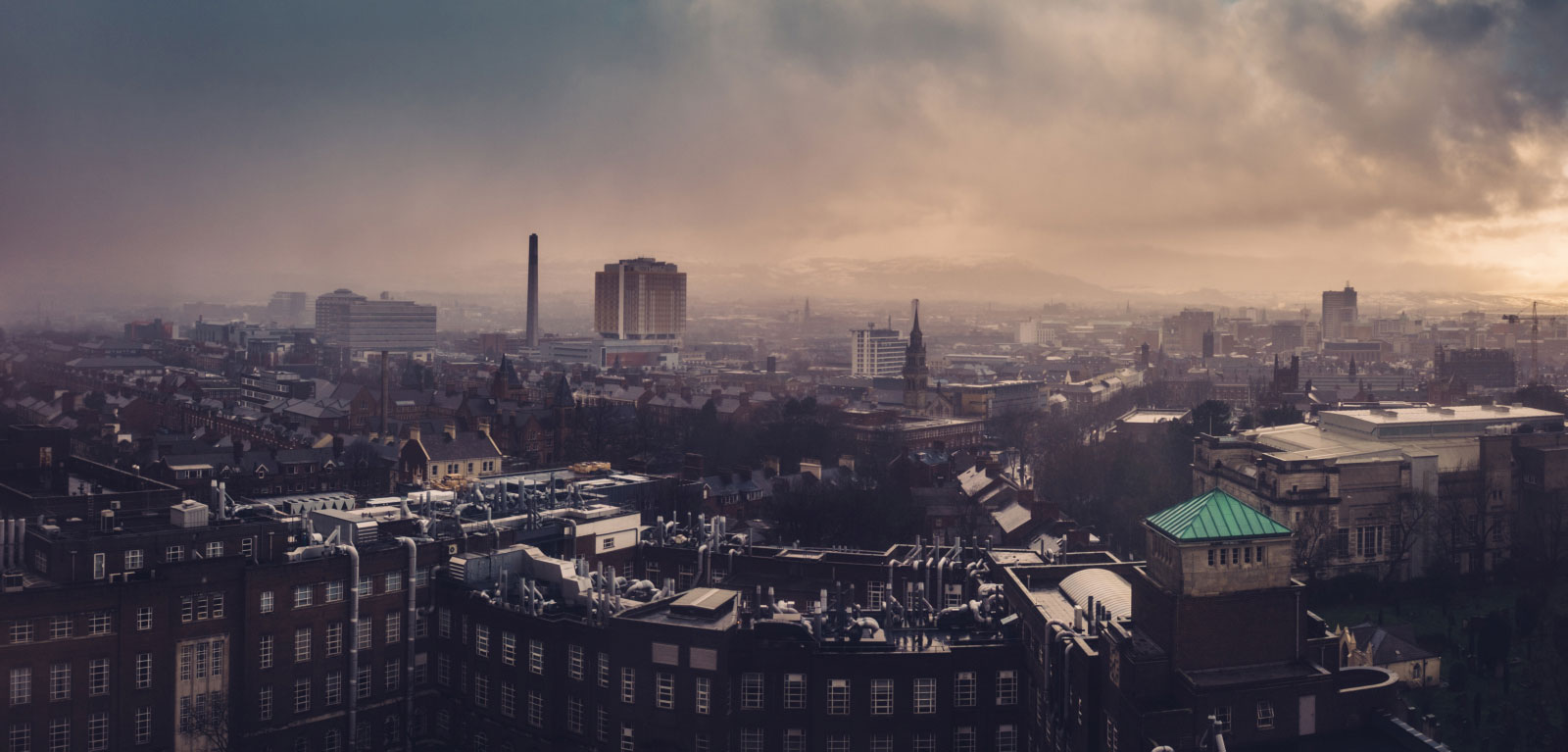 The view of Belfast from the Ashby Building