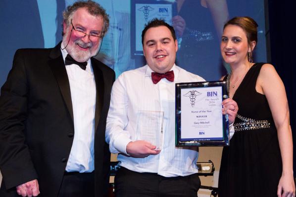 PHOTO: Gary Mitchell, BJN Nurse of the Year 2016