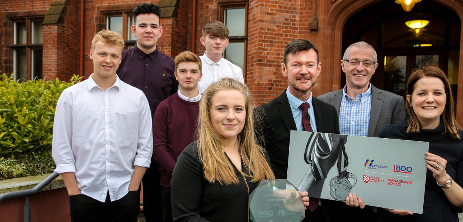 Business students make their pitch