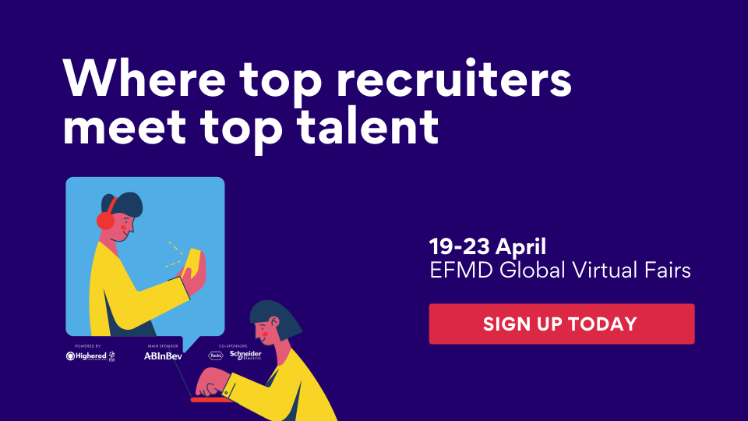 Highered Virtual Fair April 2021 poster 