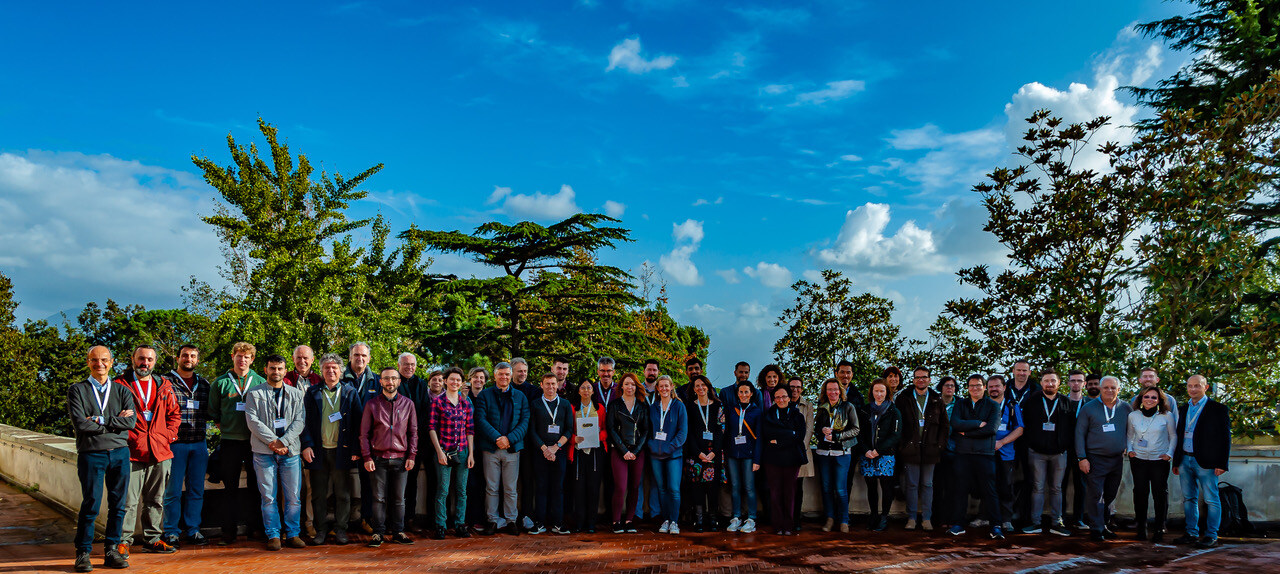 The ENGRAVE collaboration are pictured during a meeting