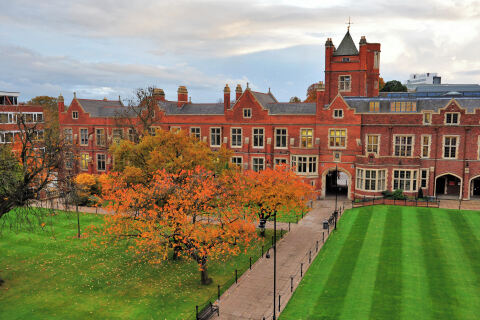 The Quad, autumn evening