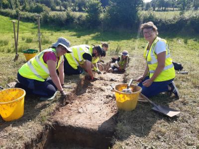 Excavation of Boho famine road