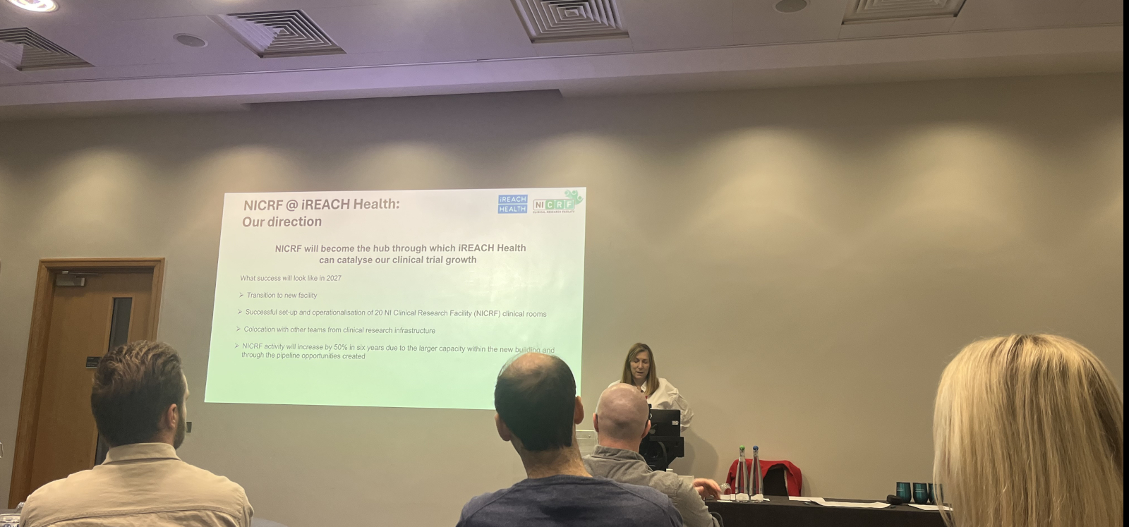 Judy Bradley opens the 2025 NICRF away day