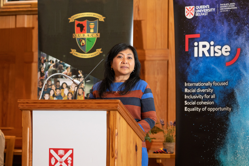 Guest Speaker in QUB Great Hall for Black History Month 2021