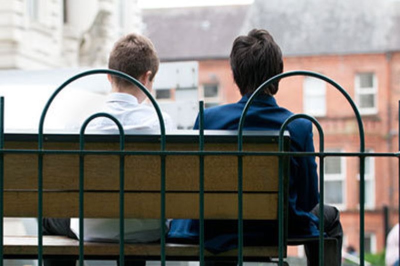 Boys on bench Jack