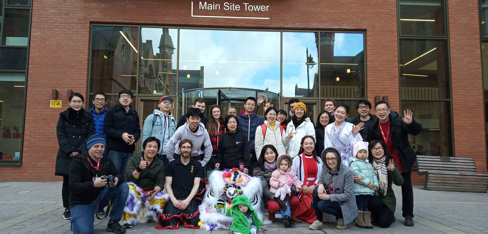 Group photo, Main Site Tower, School of Law